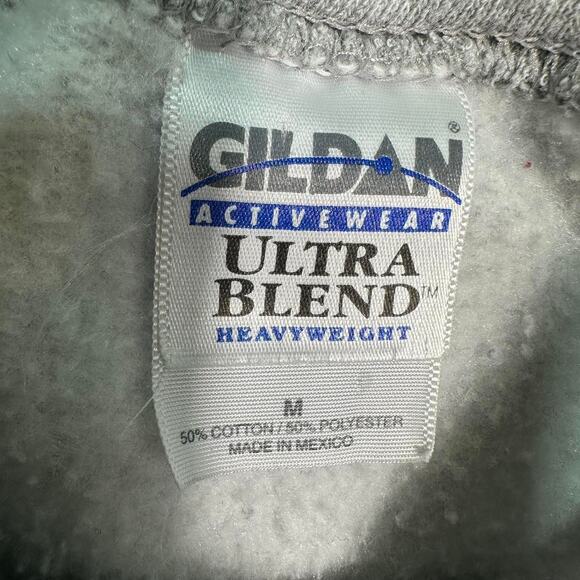 Vintage Y2K Rudolph University College Crewneck Mens Medium Bray Blue Sweatshirt - Picture 4 of 4